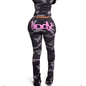 Grey Camo body by raven Tracy tracksuit